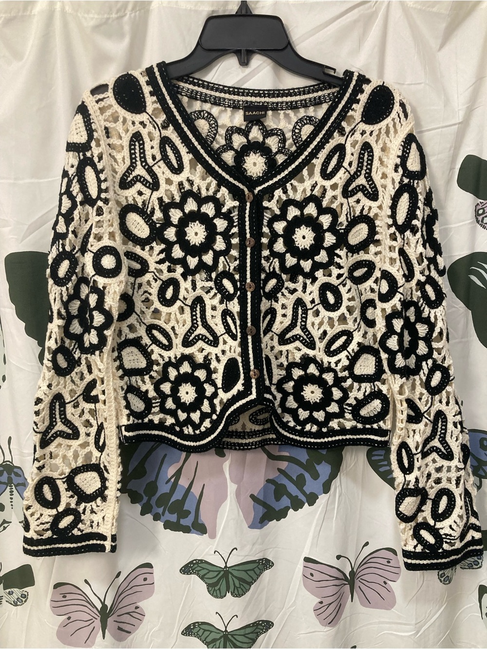 Saachi crochet cardigan